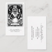 Grapige Tarot Verpleegster Visitekaartje (Voorkant / Achterkant)