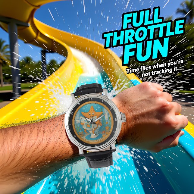 Grapige Zeester Badkamer Klok Horloge (Creator heeft geüpload)