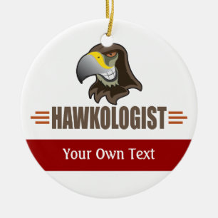 Grapjas Havik Heeft Vogels Team Keramisch Ornament