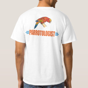 Grapjas Ik hou van papegaaien T-shirt