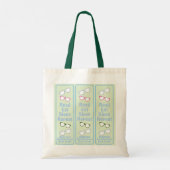 Grapjas Lees Eet Slaap Herhaal Bril Tote Bag (Achterkant)