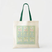 Grapjas Lees Eet Slaap Herhaal Bril Tote Bag (Voorkant)