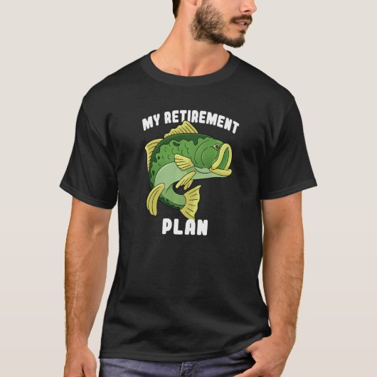 Grapjas Pensioenplan Vissen 2 T-shirt (Voorkant)