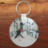 Grapjas Rond de Stad Grappig Sleutelhanger (Voorkant)