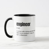 Grapjas werkdefinitie voor ingenieurs mok (Links)