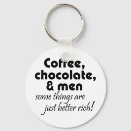 Grapje citeert grappige sleutelhangers met koffiec