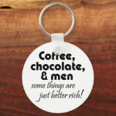Grapje citeert grappige sleutelhangers met koffiec (Voorkant)