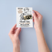 Grapje foto bedankt flyer (Hand)