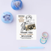 Grapje foto bedankt flyer (Enkel)