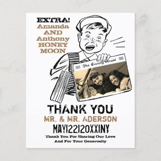 Grapje foto bedankt flyer (Voorkant)