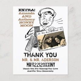 Grapje foto bedankt flyer