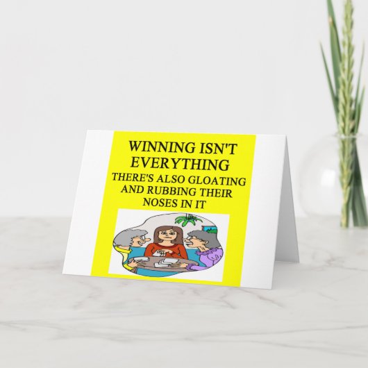 grapje over dubbele brug en gamespelers kaart (Voorkant)