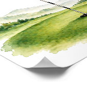 Grapje over golf voor golfers poster (Hoek)