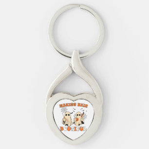 Grapjes maken met haar Geest kapper Halloween Sleutelhanger