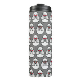 Grapjes Poodle Patroon Thermosbeker