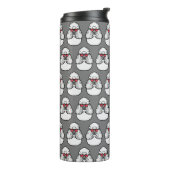 Grapjes Poodle Patroon Thermosbeker (Gedraaid links)