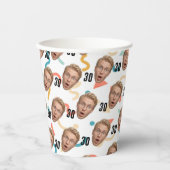 Grapjesmaker Aangepaste Fotofeestje Papieren Bekers (Voorkant)