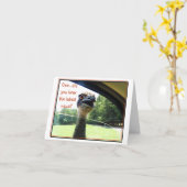 Grapjny Emu de nieuwste nieuwsgierige roddel Kaart (Gele Bloem)