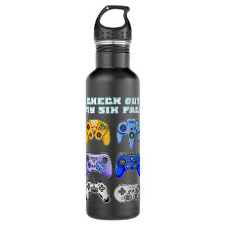 Grapjny Video Games Gamer bekijken mijn Six Pack Waterfles