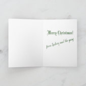 Grapny Beethoven Kerstmis Kaart (Binnen)