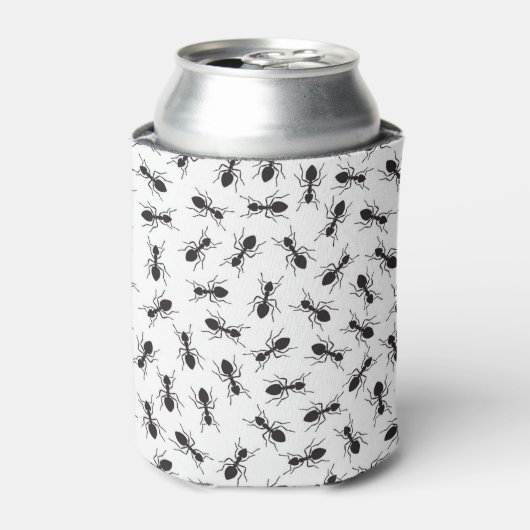 Grapny Black Ants Pattern Blikjeskoeler (Blikje Voorkant)