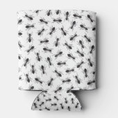 Grapny Black Ants Pattern Blikjeskoeler (Achterkant)