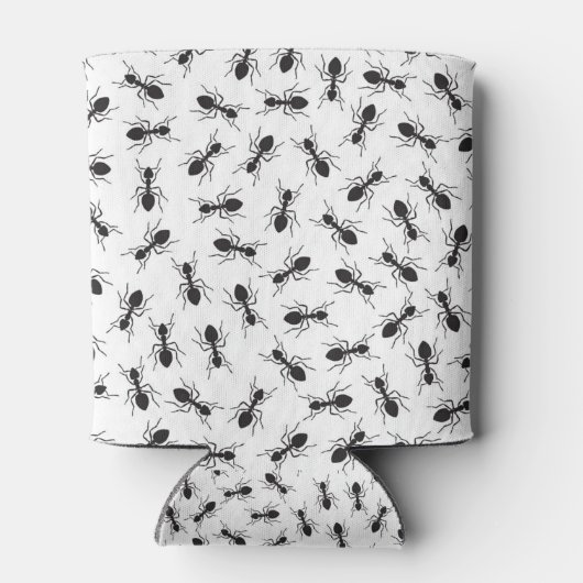 Grapny Black Ants Pattern Blikjeskoeler (Achterkant)