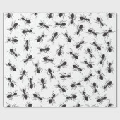 Grapny Black Ants Pattern Cadeaupapier (Vlak)