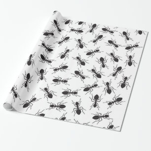 Grapny Black Ants Pattern Cadeaupapier