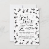 Grapny Black Ants Pattern Kaart (Voorkant)