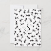 Grapny Black Ants Pattern Kaart (Achterkant)