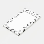 Grapny Black Ants Pattern Post-it® Notes (Schuin)