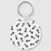 Grapny Black Ants Pattern Sleutelhanger (Voorkant)