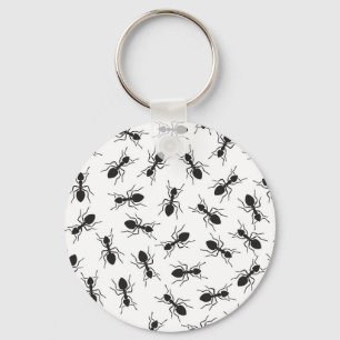 Grapny Black Ants Pattern Sleutelhanger