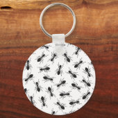 Grapny Black Ants Pattern Sleutelhanger (Voorkant)