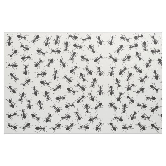 Grapny Black Ants Pattern Stof (Fat Quarter)