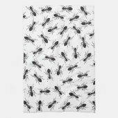 Grapny Black Ants Pattern Theedoek (Verticaal)