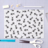 Grapny Black Ants Pattern Tissuepapier (Craft)