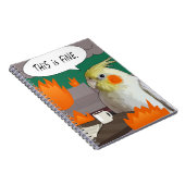 Grapny Cockatiel Meme Dit is een fijne huiselijke  Notitieboek (Rechterzijde)