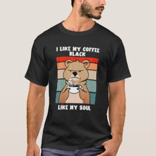 Grapny Coffee Lover... ik hou van m'n koffiezwarte T-shirt