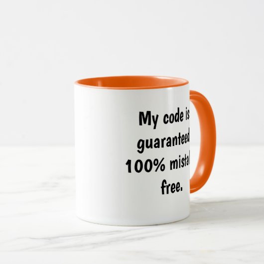 Grapny Computer Programmer Quote Misquote Joke Mok (Voorkant rechts)