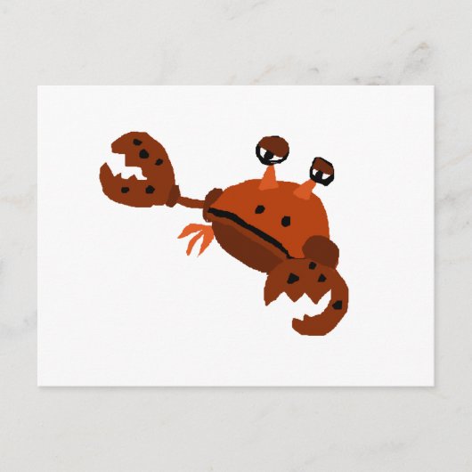 Grapny Crab Beach Art Briefkaart (Voorkant)