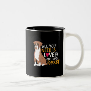 Grapny Cute Puppy Lover alles wat je nodig hebt is Tweekleurige Koffiemok