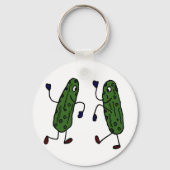 Grapny Dansende Pickles Art Sleutelhanger (Voorkant)