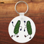 Grapny Dansende Pickles Art Sleutelhanger (Voorkant)