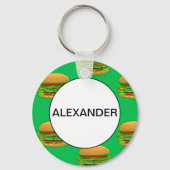 Grapny Food Pattern Sleutelhanger (Voorkant)