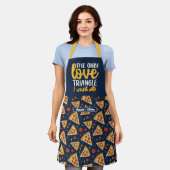 Grapny Food Pun Love Triangle Retro Pizza Pattern Schort (Gedragen)