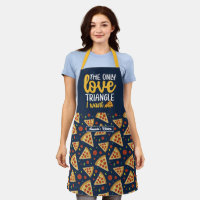 Grapny Food Pun Love Triangle Retro Pizza Pattern