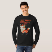 Grapny Fox ik hou echt van Foxes OK T-shirt (Voorkant volledig)