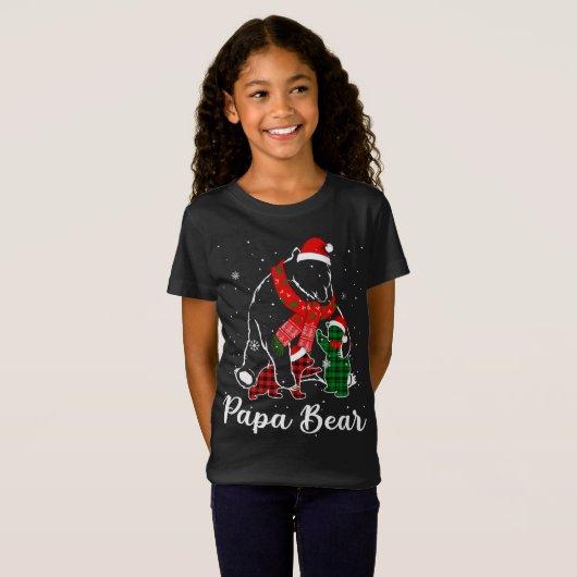 Grapny Green Red Pset Papa Beer Matching Pajama Fa T-shirt (Voorkant volledig)